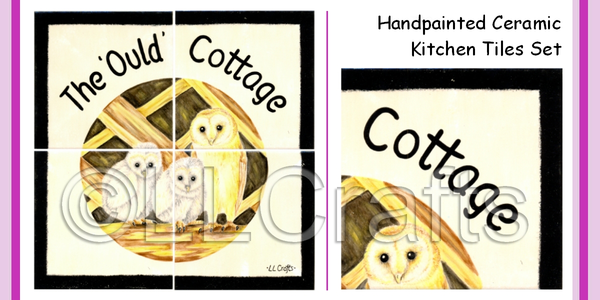 Painted Kitchen Ceramic Tiles