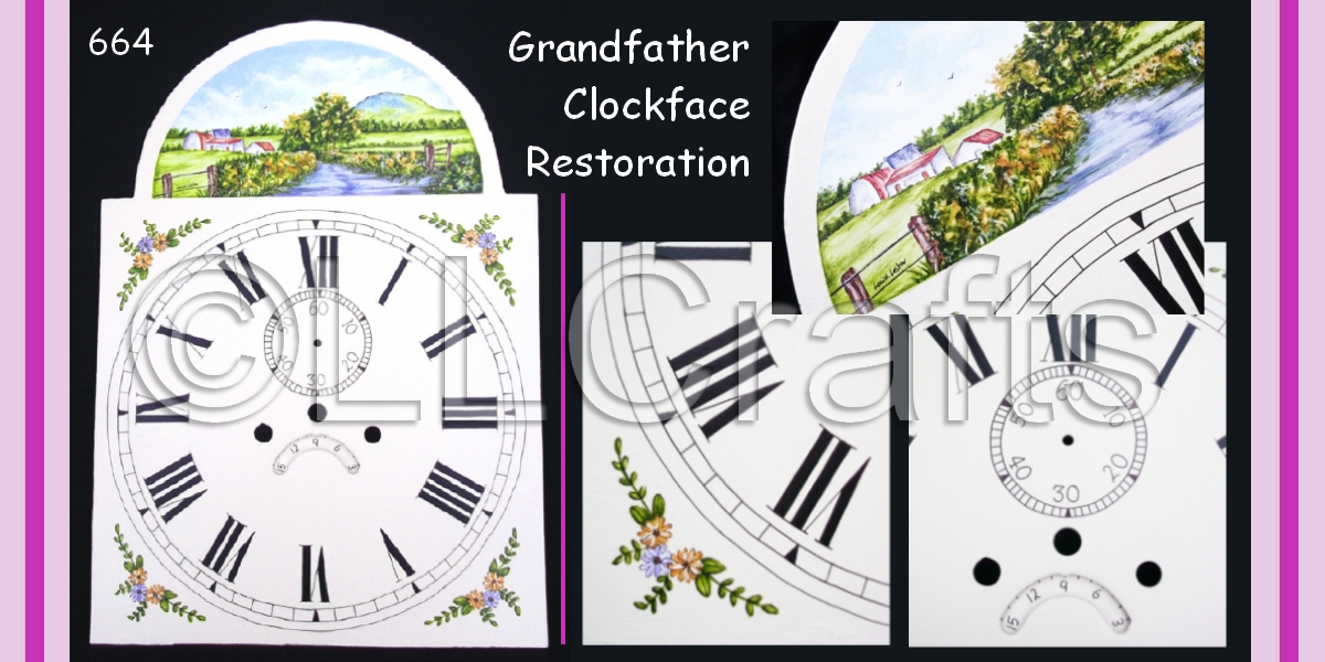 Grandfather Clockface Restoration