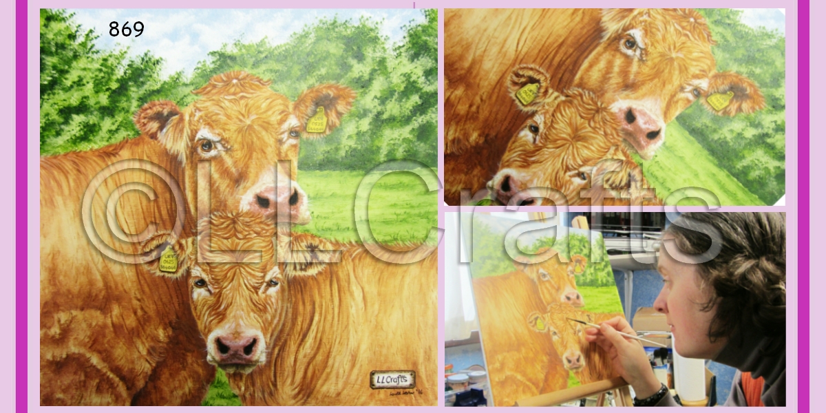 Kitchen Slate Tile-Cows